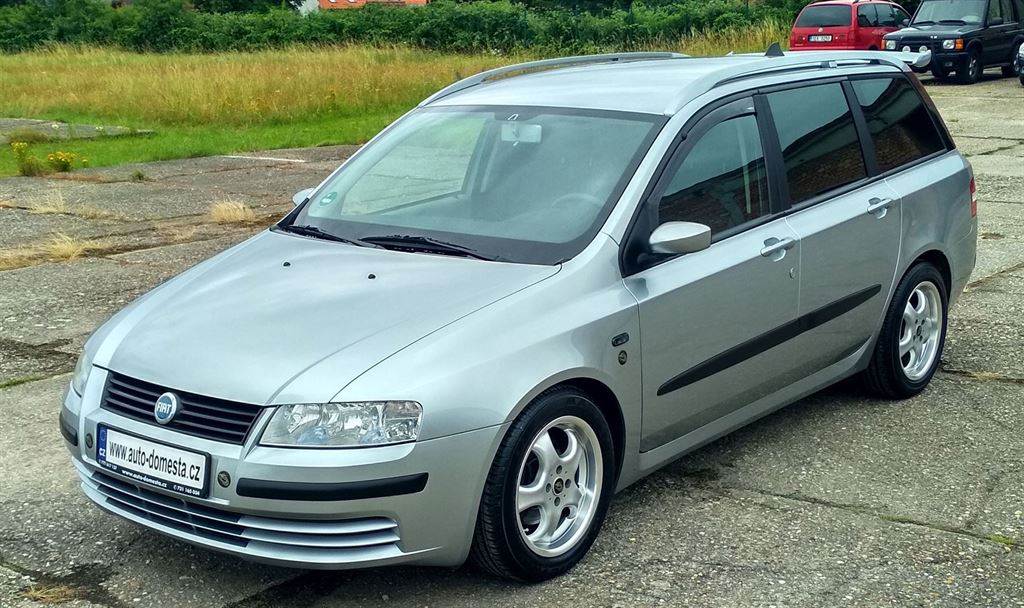 Fiat Stilo kombi 1,6 76 kW, 05/2004, 114 tis.km, 2x klíč